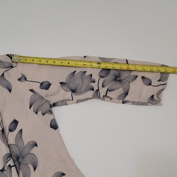 Italian Linen Cardigan Shirt With Print - Picture 9 of 10